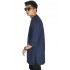 Baju Muslim Kurta Gamis 3/4 Polos Dongker