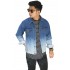 Jaket Denim Trucker Gradation Light Blue