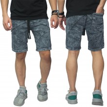 Celana Pendek Jogger Jeans Grey Washed