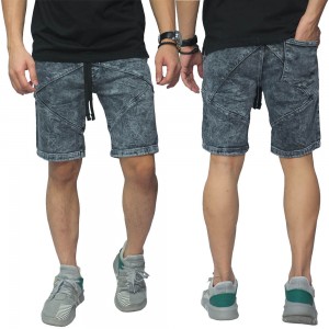 Celana Pendek Jogger Jeans Grey Washed