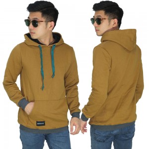 Jacket Jumper Hoodie Basic Mustard