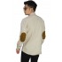 Kemeja Panjang Corduroy Elbow Patch Cream