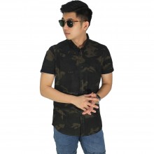 Kemeja Pendek Dark Camouflage Army