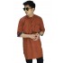 Baju Muslim Kurta Gamis 3/4 Polos Bata