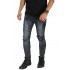 Biker Jeans Extra Ripped Washed Grey