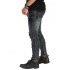 Biker Jeans Extra Ripped Washed Grey