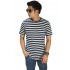 Kaos Medium Stripe Black And White