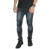 Jeans Biker Extend Basic Snow Washed Grey