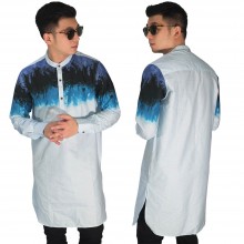 Baju Muslim Kurta Gamis Gradation Soft Tosca