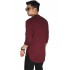 Kaos Kurta Gamis 3/4 Maroon