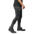 Biker Jeans Extend And Patch Grey