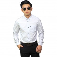 Kemeja Formal Panjang Polos Premium Putih