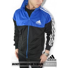 Jacket Adidas Blue n Black