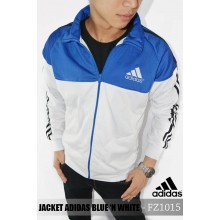 Jacket Adidas Blue n White