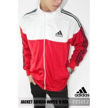 Jacket Adidas White n Red