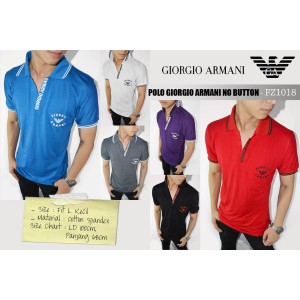 Polo Giorgio Armani No Button