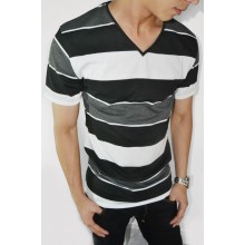 Striped Tee Three Layer