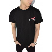 Noah with Photo at Back