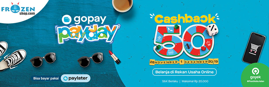 GoPay Payday November 2019 - Cashback 50% Maksimal Rp. 20.000