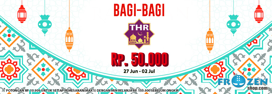 Frozenshop.com Bagi-Bagi THR Rp. 50.000 - Promo Bagi-Bagi THR