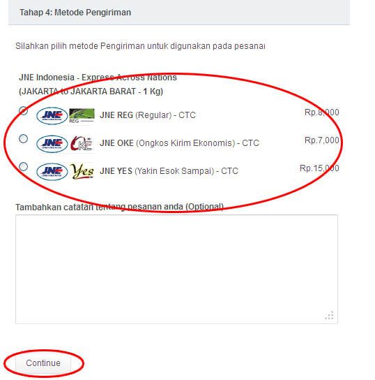 Petunjuk belanja reseller